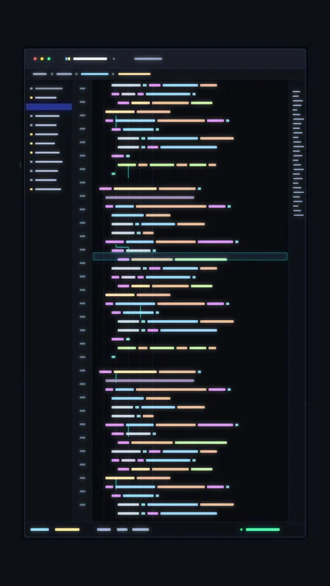 Programming code editing interface, software development, software engineering, 스톡 동영상 346740265