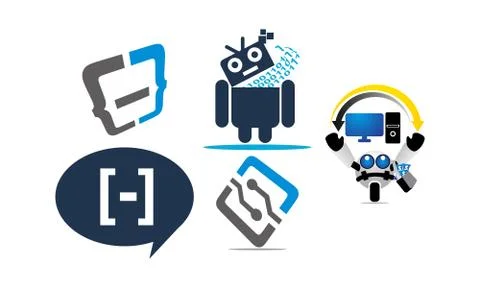 Programming code Global Set Illustrazione stock