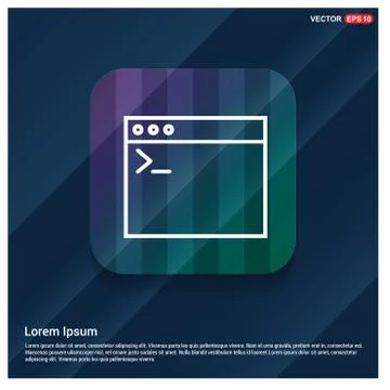 Programming code icon Stock Illustration