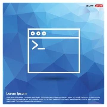 Programming code icon Stock Illustration