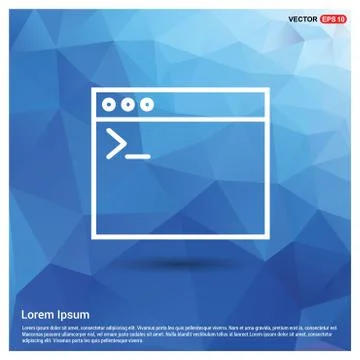 Programming code icon Stock Illustration