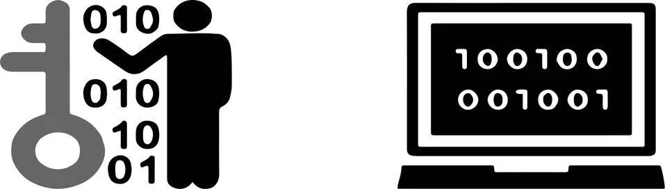 Programming code icon on white background 스톡 일러스트