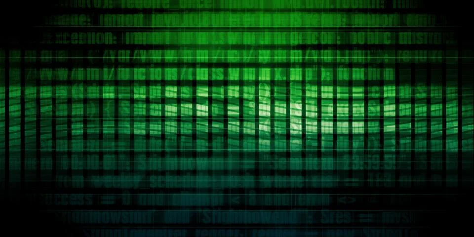 Programming Code 스톡 일러스트