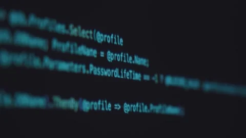 Programming code, it code, computer science Stock Footage 232203726