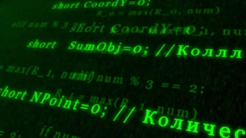 Programming code. Programming language strings. Programming concept. Coding. Bac Stock Footage 171374229