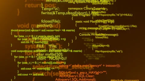 Programming code. Programming language strings. Programming concept. Coding. Bac Stock Footage 201256455