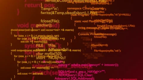 Programming code. Programming language strings. Programming concept. Coding. Bac Stock Footage 201256461