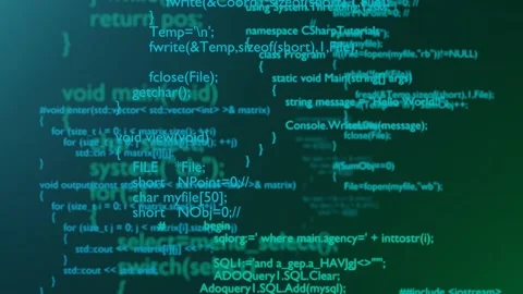 Programming code. Programming language strings. Programming concept. Coding. Bac Stock Footage 201256464