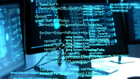 Programming code. Programming language strings. Programming concept. Coding. Stock Footage 247912694