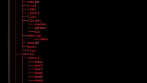 Programming code with red symbols Stock Footage 83624372