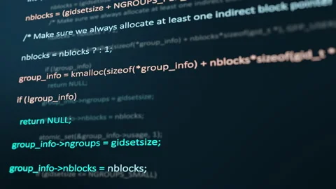 Programming code running on computer screen terminal, hacking concept, 4k Stock Footage 228765870