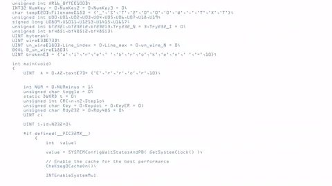 Programming code running down on computer screen Stock Footage 78403785