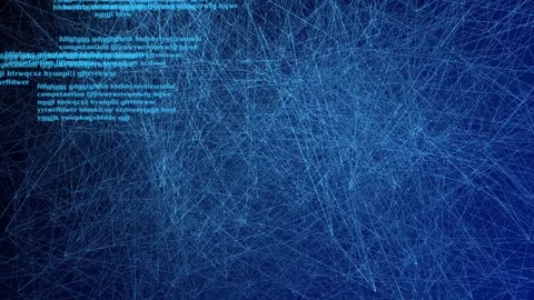 Programming code running through the computer screen terminal. Stock Footage 77437185