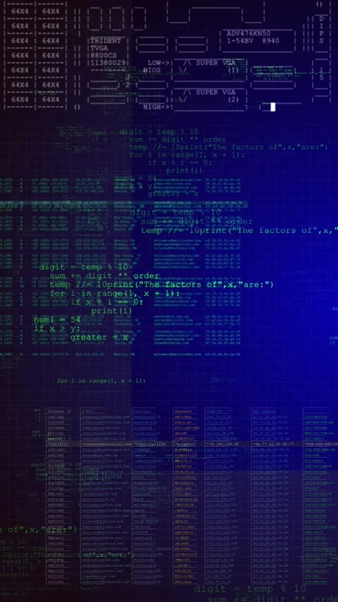 Programming code screen, software development. Perfect for coding, IT solutions, Stock Footage 311800669