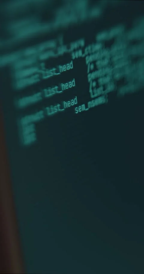 Programming code for software development Stock Footage 323369284