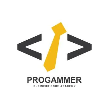 Programming Code technology logo 스톡 일러스트