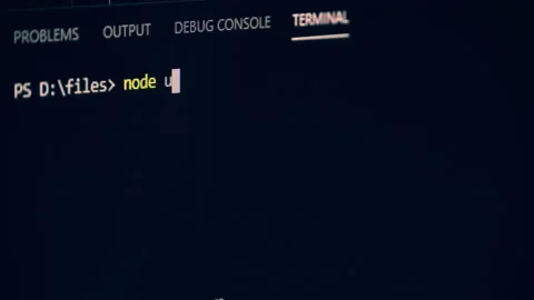 Programming Code Throws an Error Stock Footage 146104407