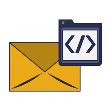 Programming codes technology blue lines Stockillustratie