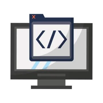 Programming codes technology Stockillustratie