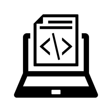 Programming, coding icon. Stock Illustration