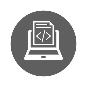 Programming, coding icon. Stock-Illustration