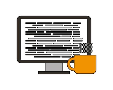 Programming coding language Stock Illustration