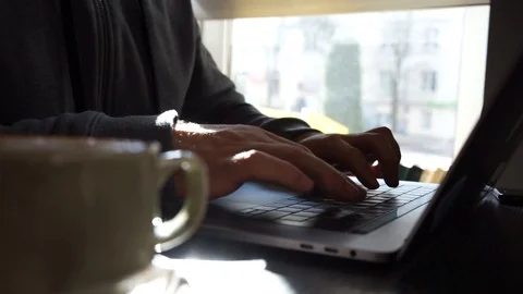 Programming with coffee Stock Footage 104516018