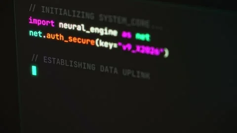 Programming computer code on screen in software development process. Stock Footage 334040159