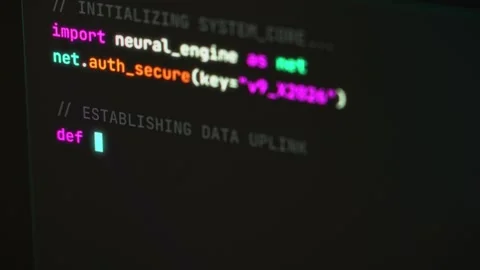 Programming computer code on screen in software development process. Stock Footage 334040160