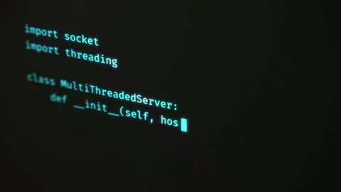 Programming computer code on screen in software development process. Stock Footage 334040196