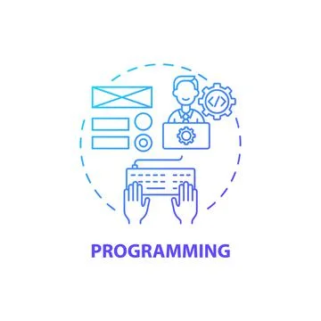 Programming concept icon イラスト素材