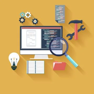 Programming concept Stock-Illustration