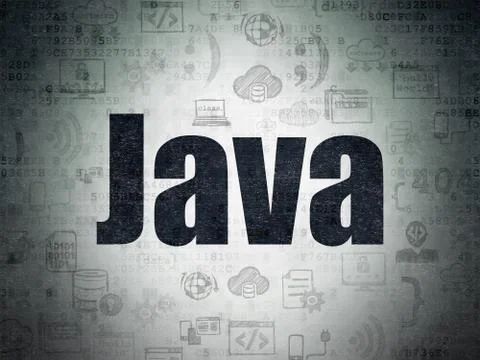 Programming concept: Java on Digital Paper background Stock-Illustration