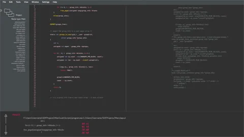 Programming data code HUD. Stock Footage 130117994