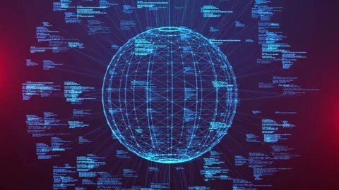  Programming the Data Spectrum From Code to Network Analytics Stock Footage 256060536