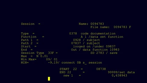 Programming data typing text table.HUD 2GFX Technology Sci Fi 2D texture.User Stock Footage 266917780