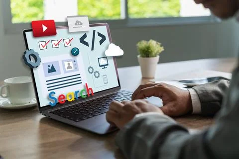 Programming Design Website Homepage Ideas e-learning, online education Web .. Stock Photos