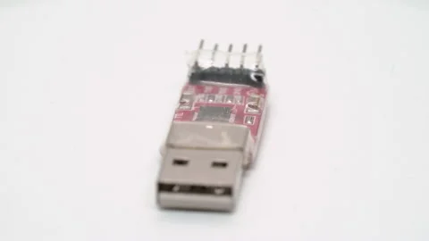 Programming device for microcontroller microprocessor. DIY software and hardware Stock Footage 169365700