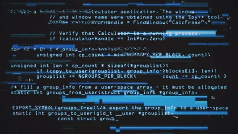 Programming Glitch Background 04 Video stock 104313962