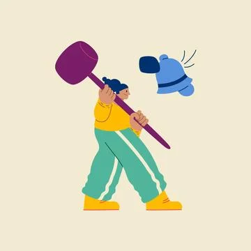 Programming Illustration. Different characters working on web and applicati.. Stock Illustration