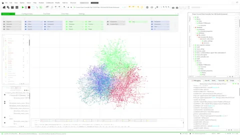 Programming Infrastructujre Neural Network Interface Video stock 243263899