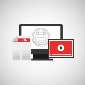 Programming language design Stock Illustration