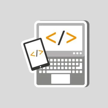 Programming language design Stockillustratie