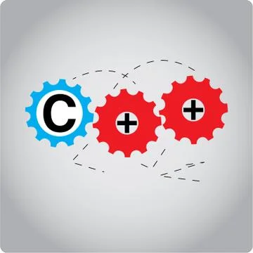 Programming language, vector illustration 스톡 일러스트