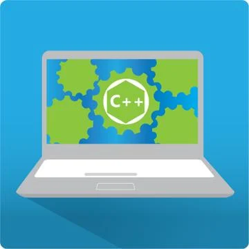 Programming language, vector illustration Illustrazione stock