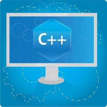 Programming language, vector illustration Illustrazione stock