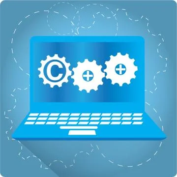 Programming language, vector illustration イラスト素材