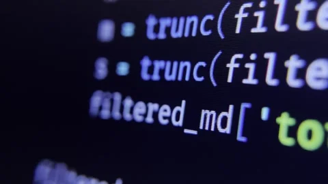 Programming lines of code. Stock Footage 276780602