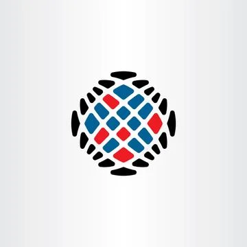 Programming logo internet data icon Illustrazione stock