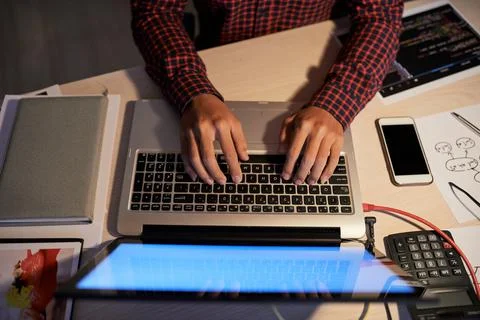Programming man Stock Photos